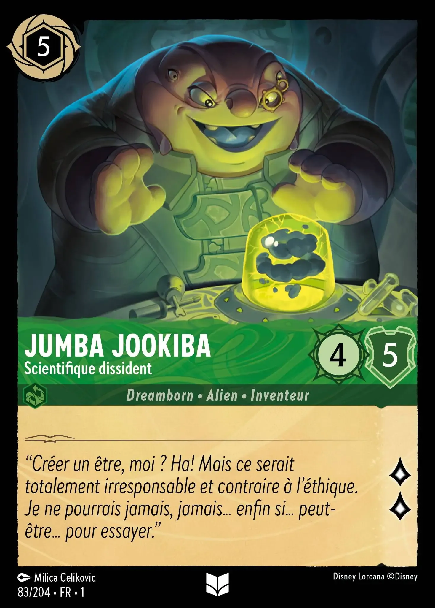 Jumba Jookiba - Renegade Scientist, Disney Lorcana